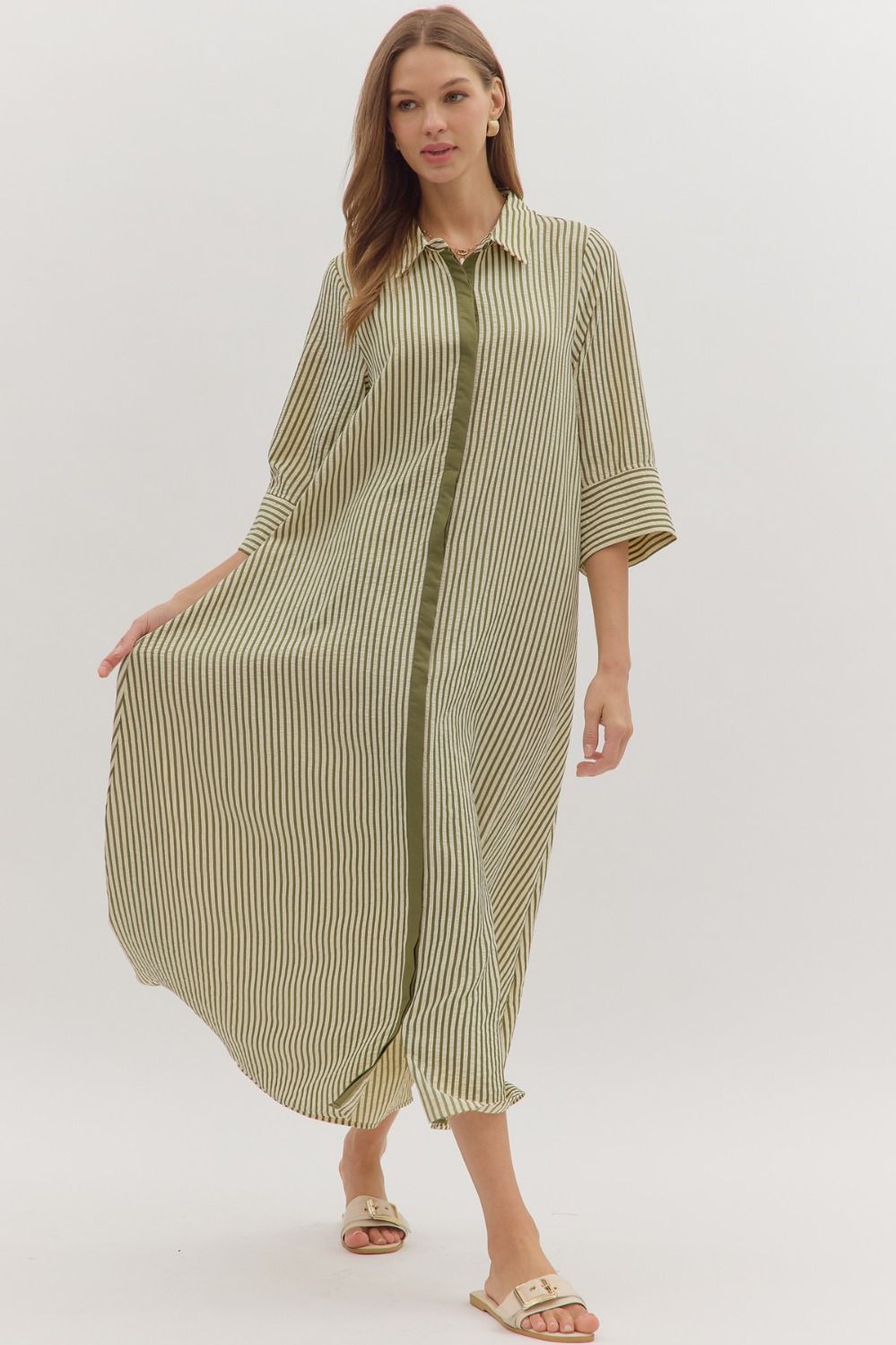 The Scottie Striped Maxi