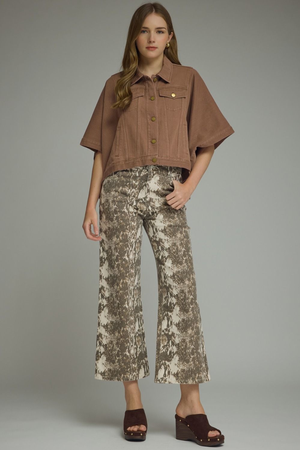 The Donnie Denim Top