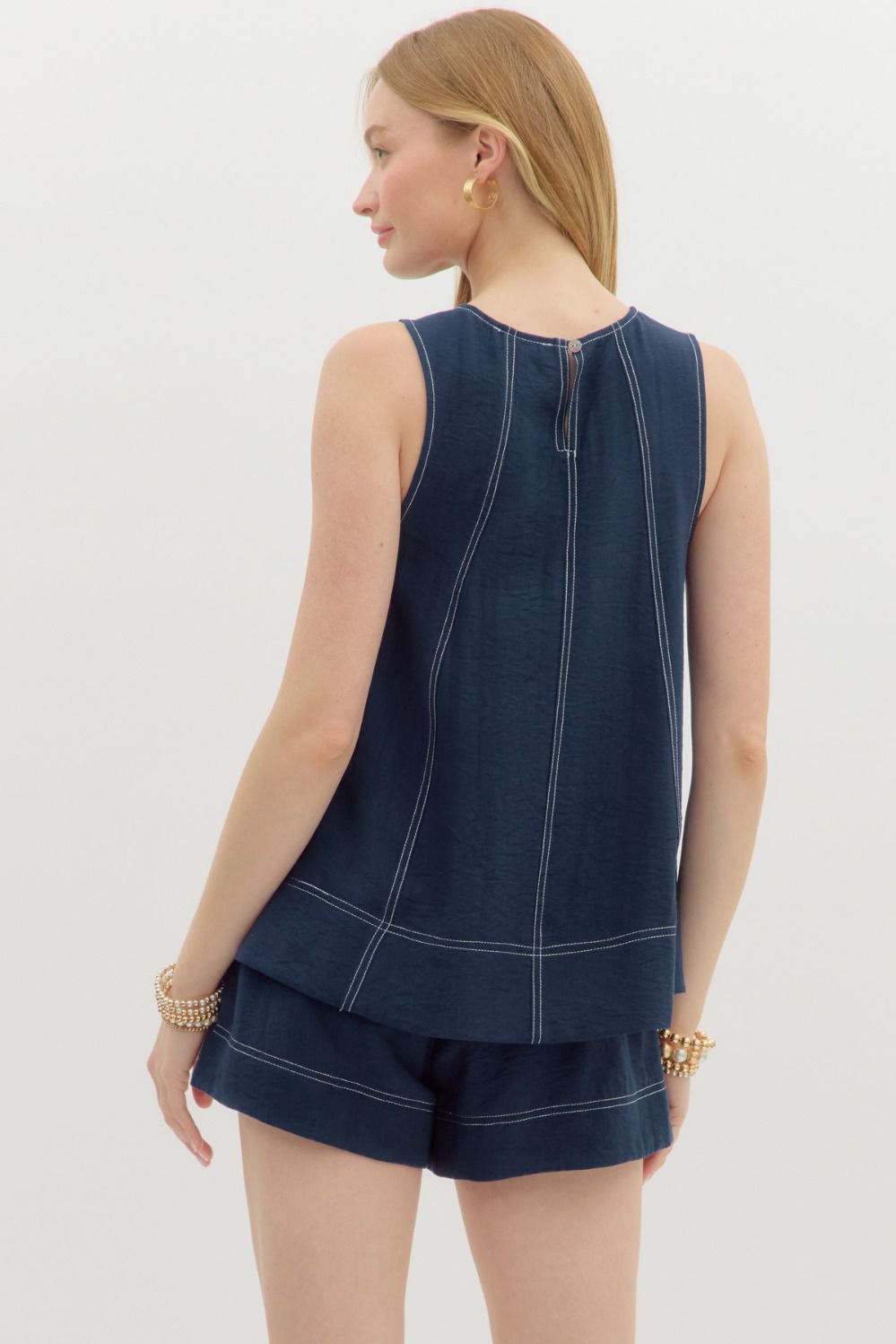 The Sarlie Stitched Tank/ FINAL SALE