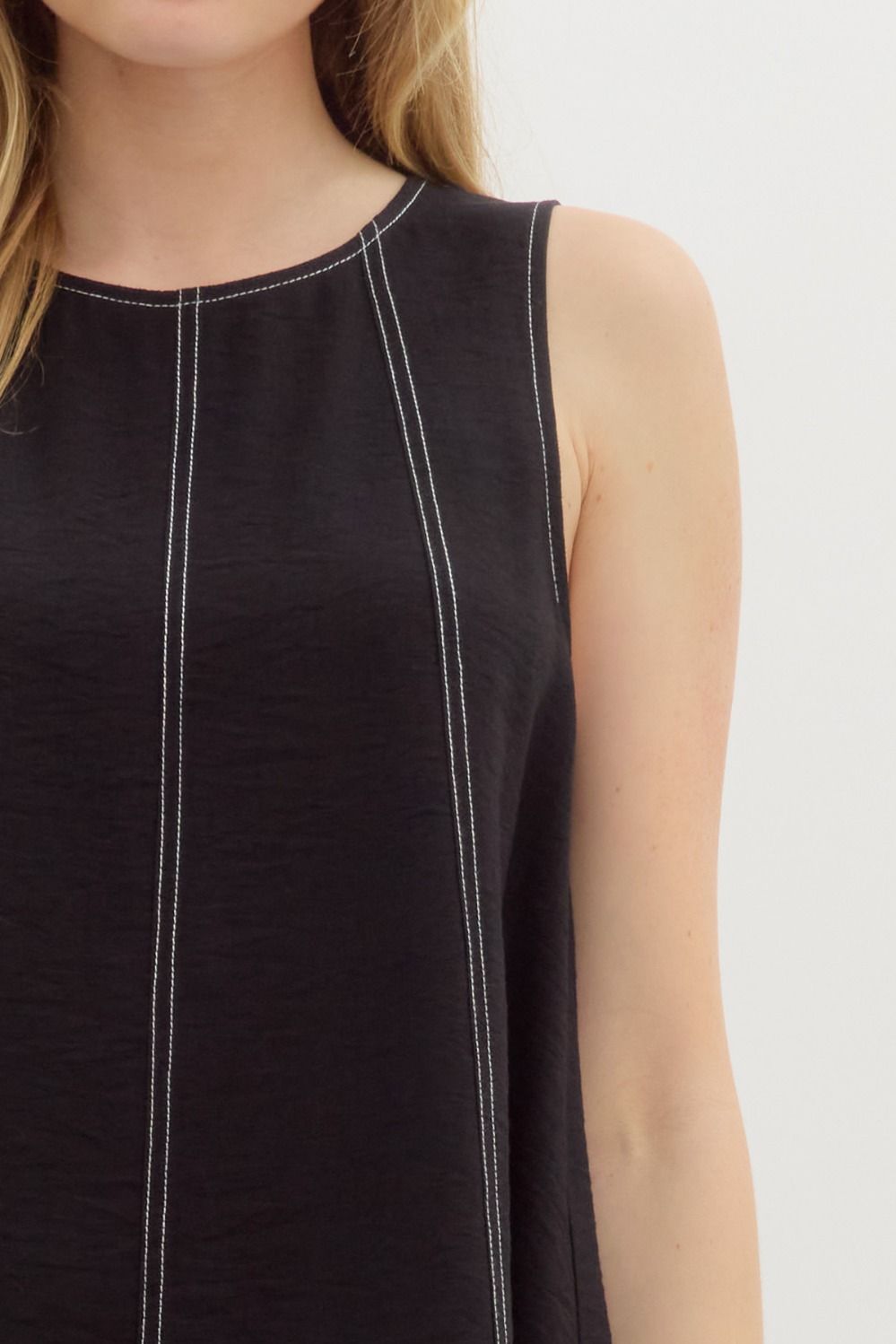 The Sarlie Stitched Tank/ FINAL SALE