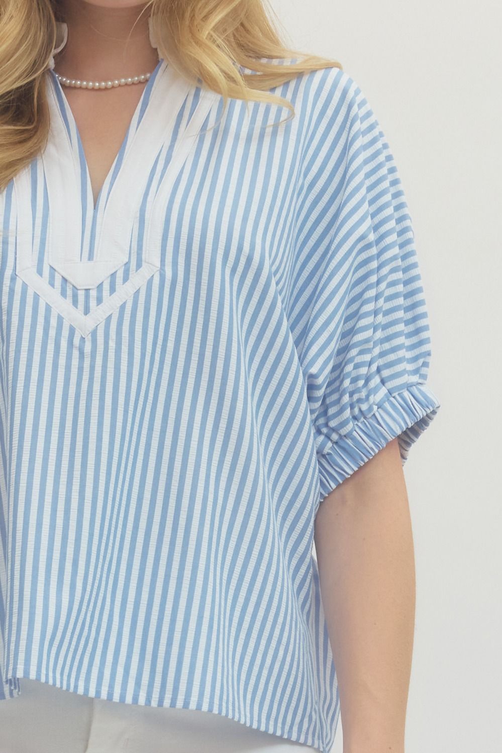 The Sky Striped Top