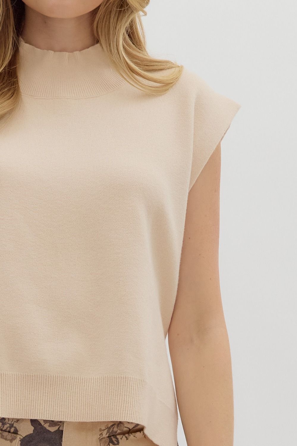 The Molo Mock Sweater Top