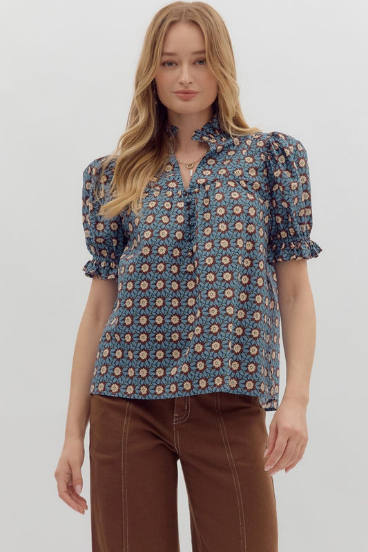 The Florence Floral Blouse