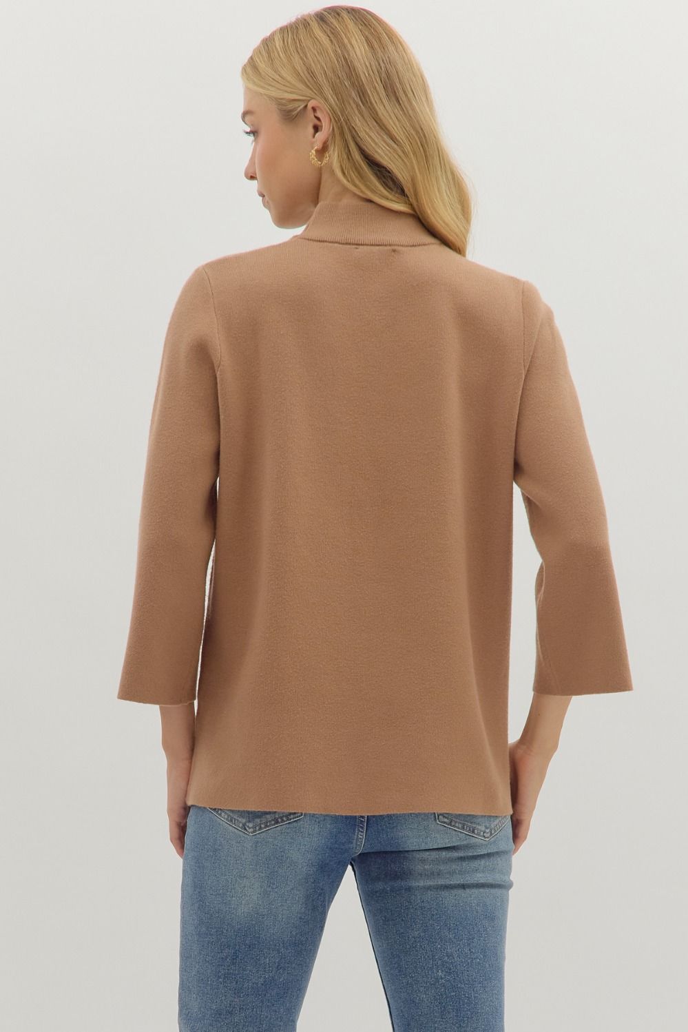 The Milly Mock Neck Sweater