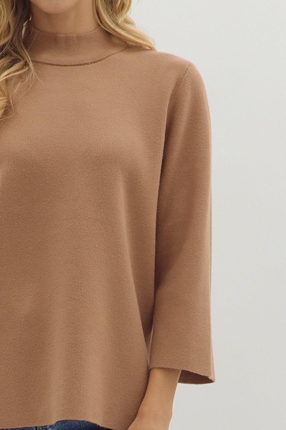 The Milly Mock Neck Sweater