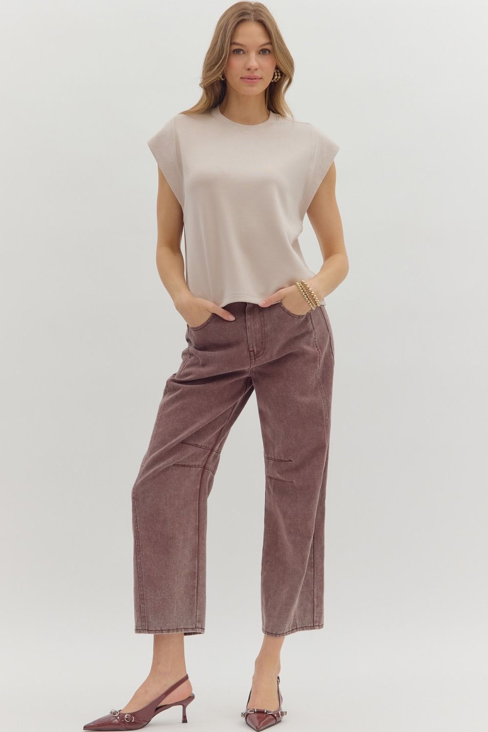 The Crissie Cap Sleeve Top