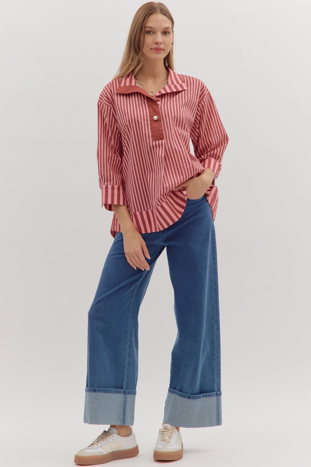 The Stella Striped Blouse