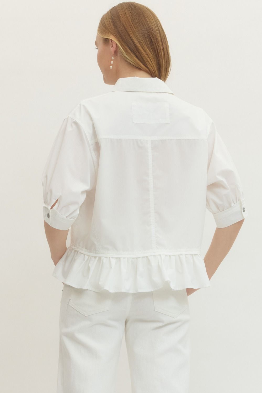 The Benton Button Blouse