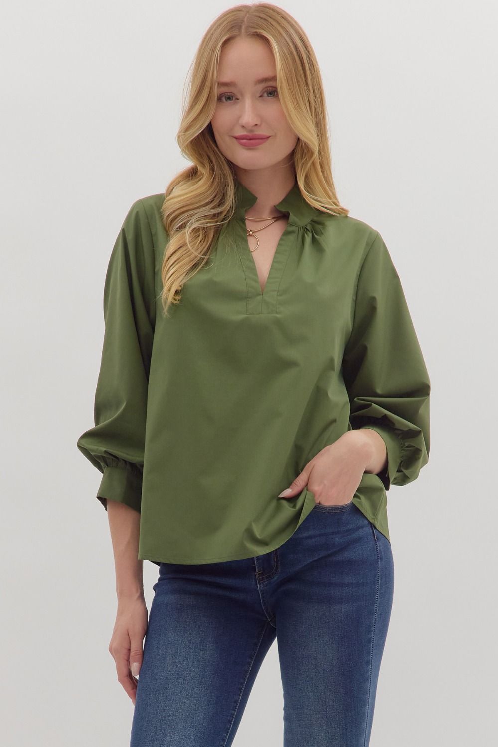 The Poppy Poplin Top