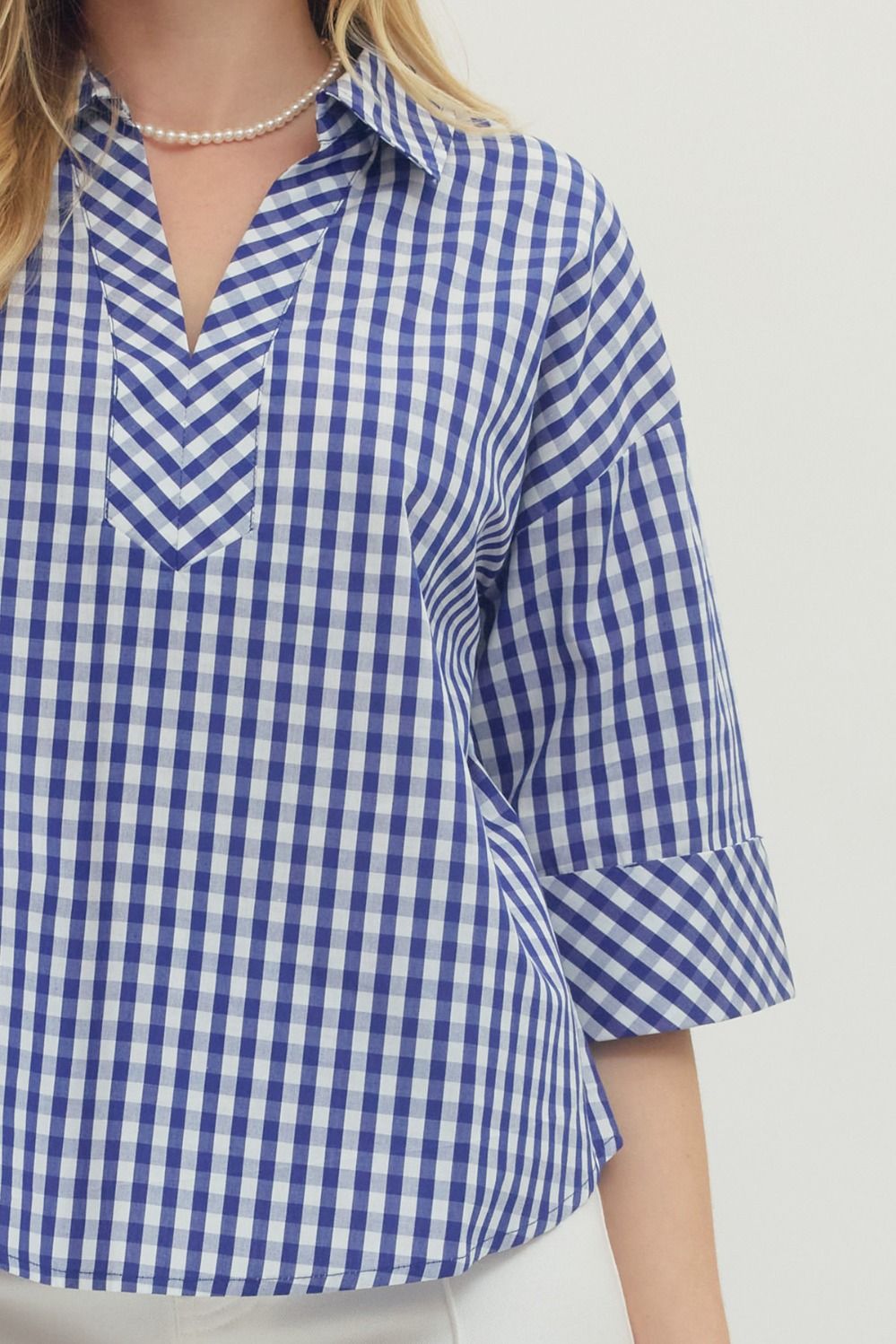 The Grayton Gingham Top