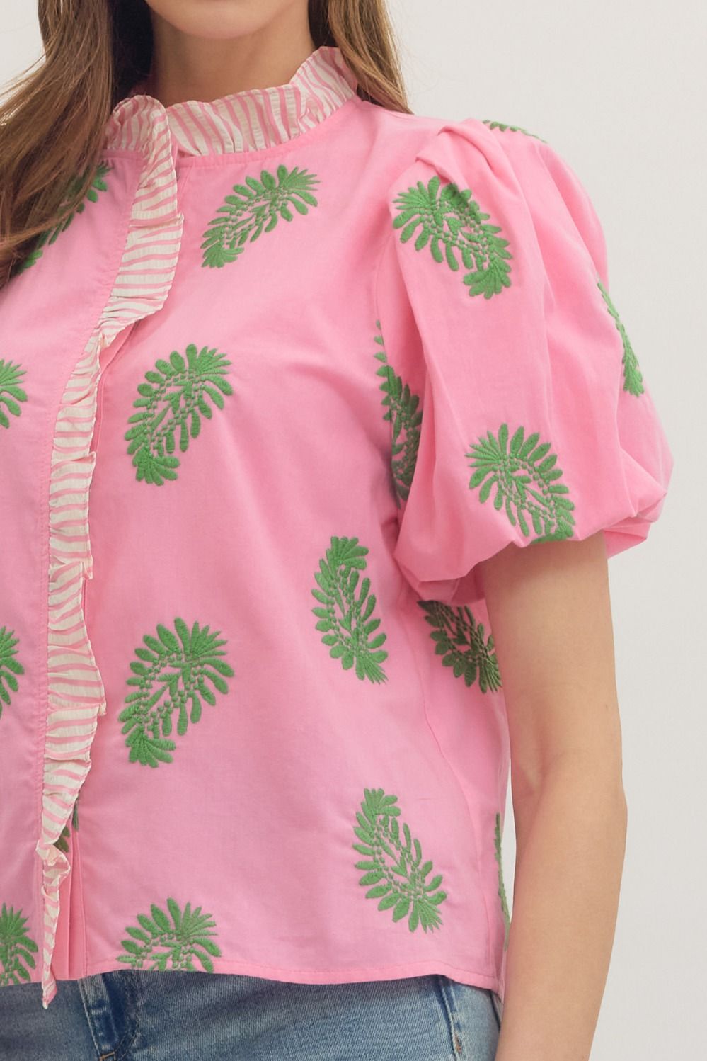 The Bennie Botanical Blouse