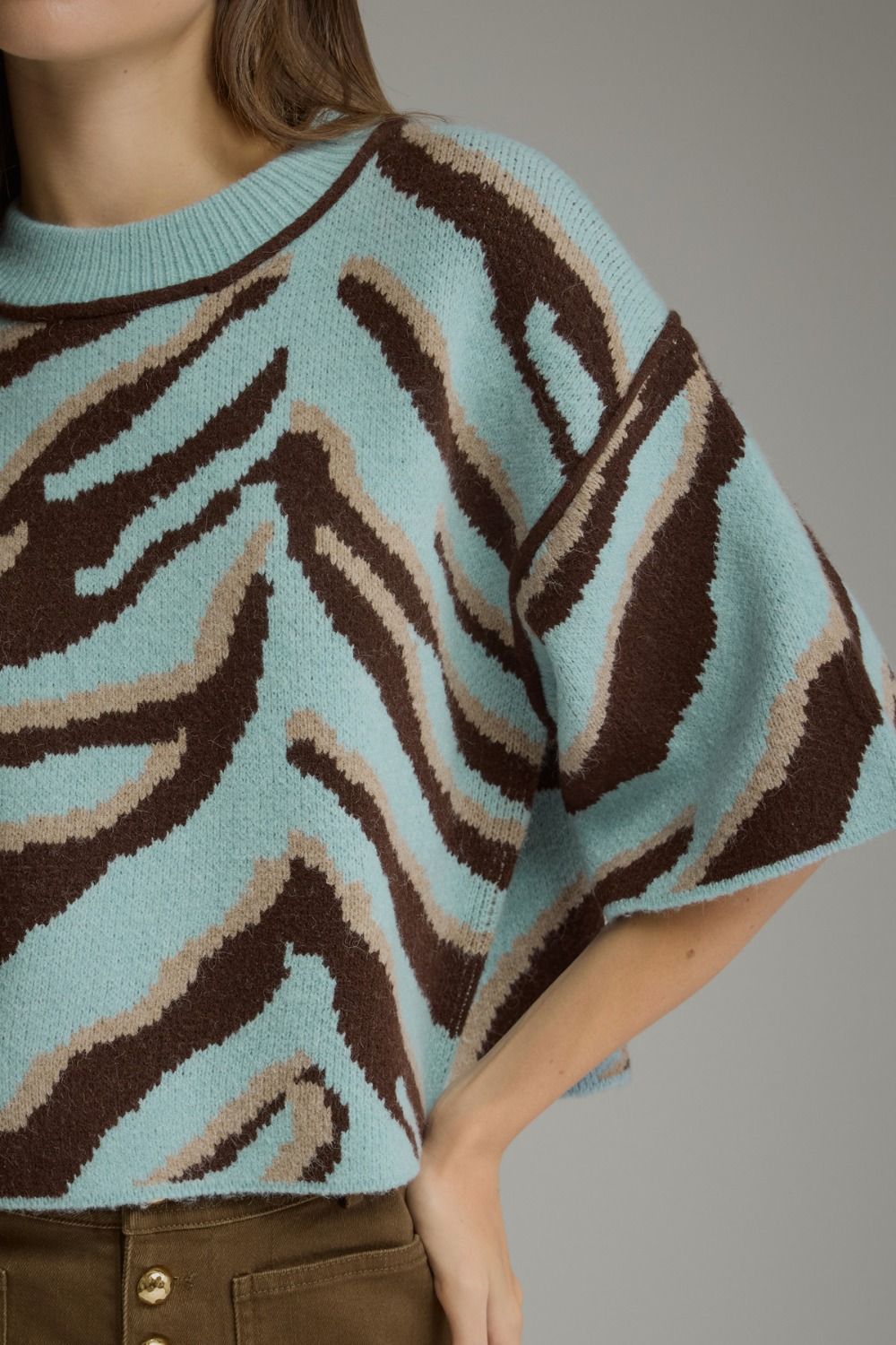 The Zana Zebra Sweater