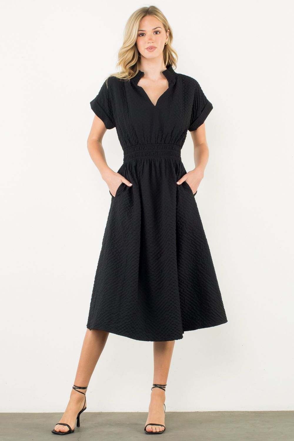 The Tollia Textured Dress