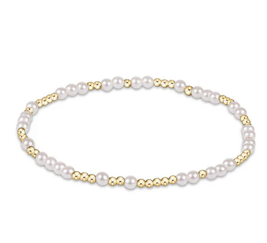 ENewton/Hope Unwritten 3MM Bead Bracelet-Pearl