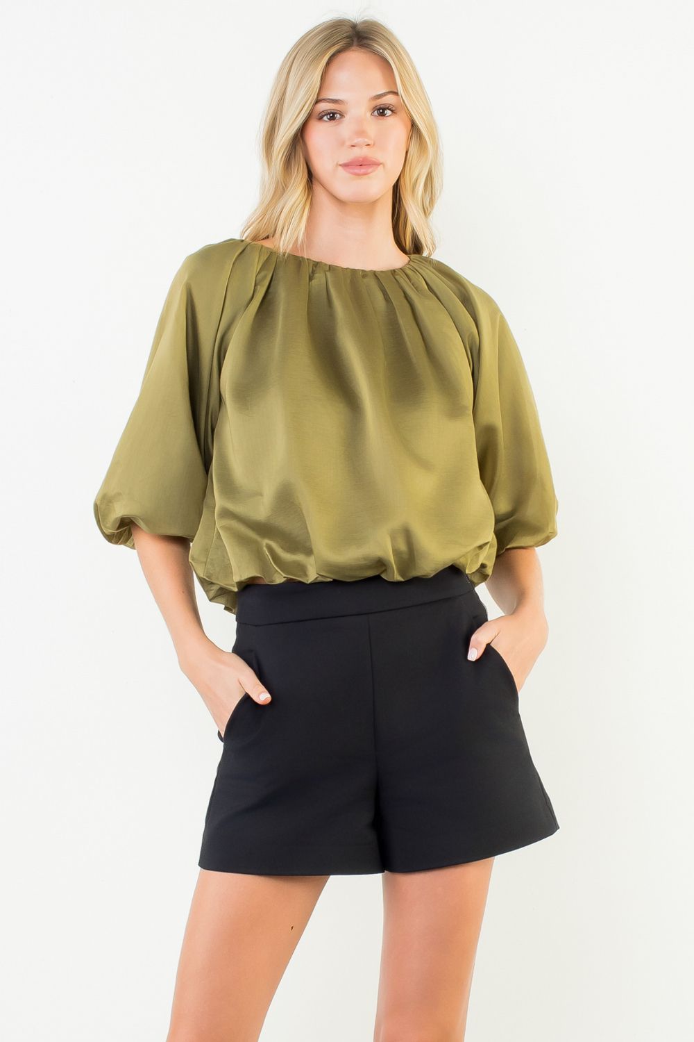The Bellamie Balloon Blouse