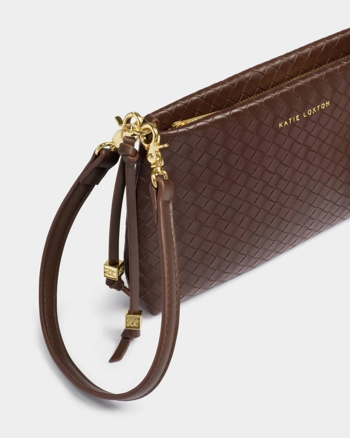 Katie Loxton/ The Nova Small Shoulder Bag/ Dark Chocolate