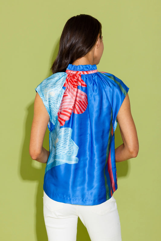 Alden Adair/ The Birkin Top/ Royal Fluorescence