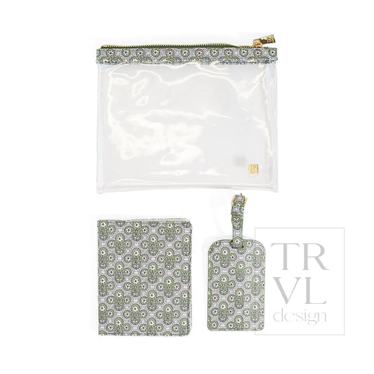 LUXE TRVL 3PC SET -SURREY - Travel Pouches