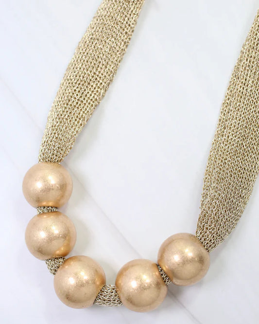 The Manistee Mesh Necklace