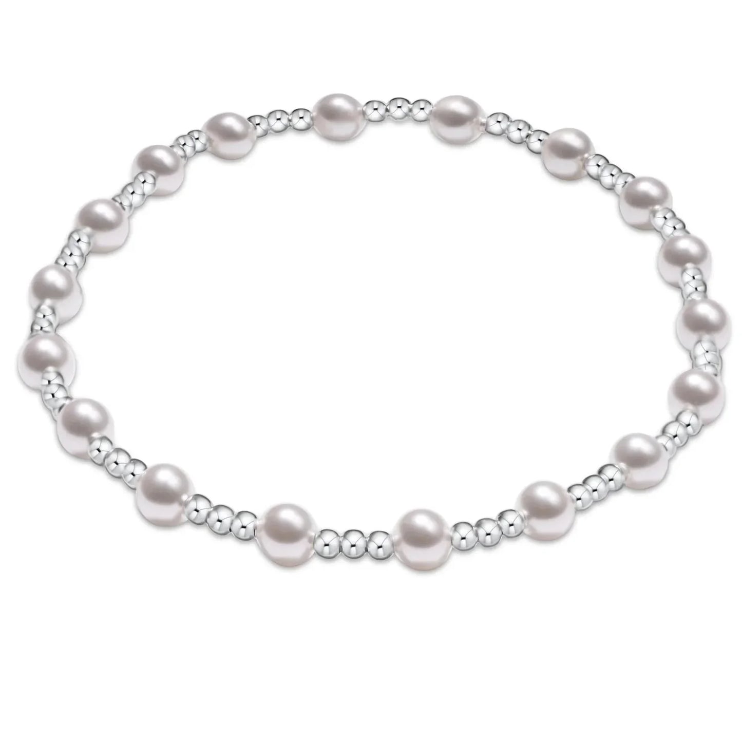 ENewton/ Sincerity Pearl 4MM Sterling Bracelet