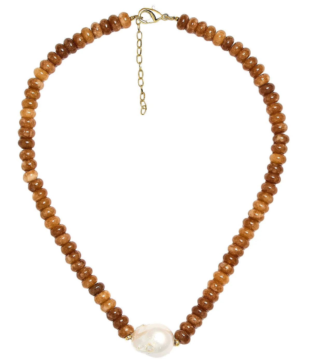 Lisi Lerch/ Susie Beaded Necklace/ Toast