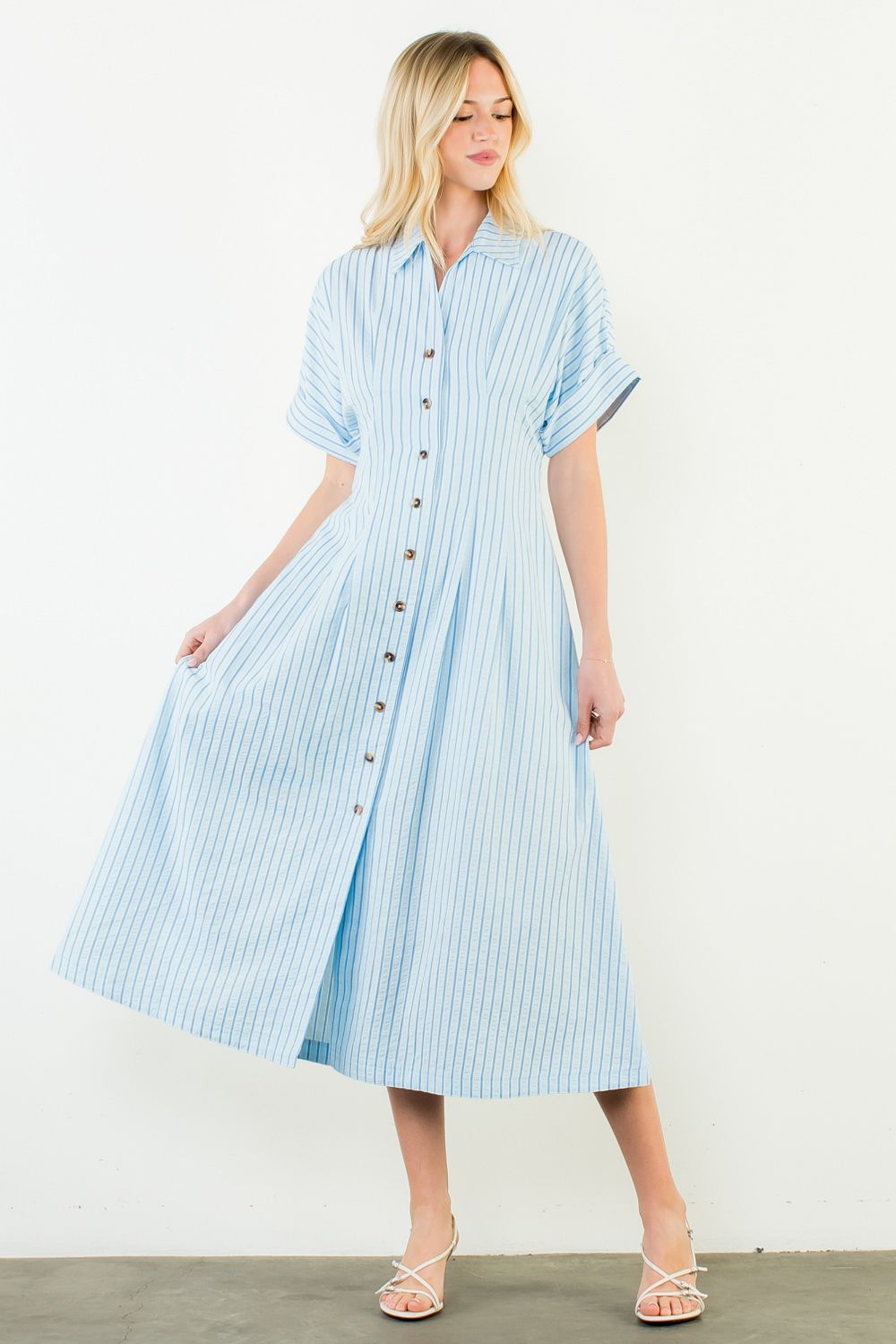 The Sonnie Striped Midi / FINAL SALE