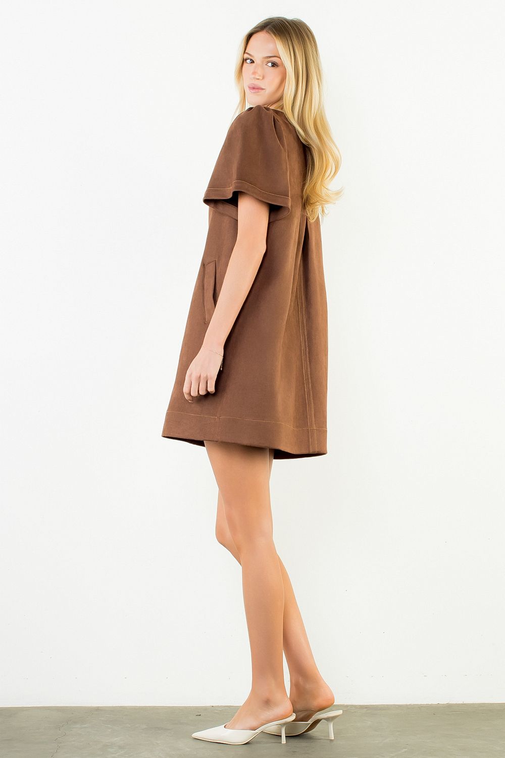 The Stanla Suede Dress