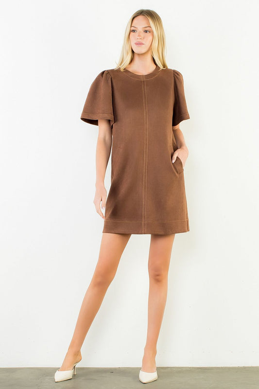 The Stanla Suede Dress