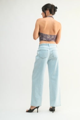 JBD/ Drawstring Wide Leg/ FINAL SALE