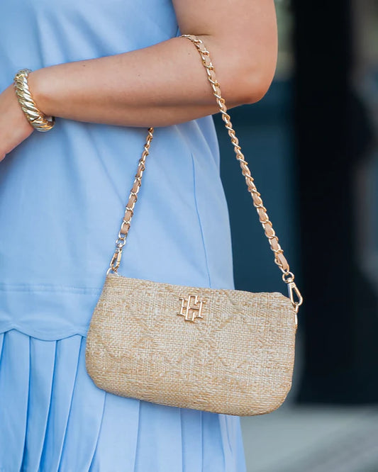 The Livi Crossbody/ Natural Lattice