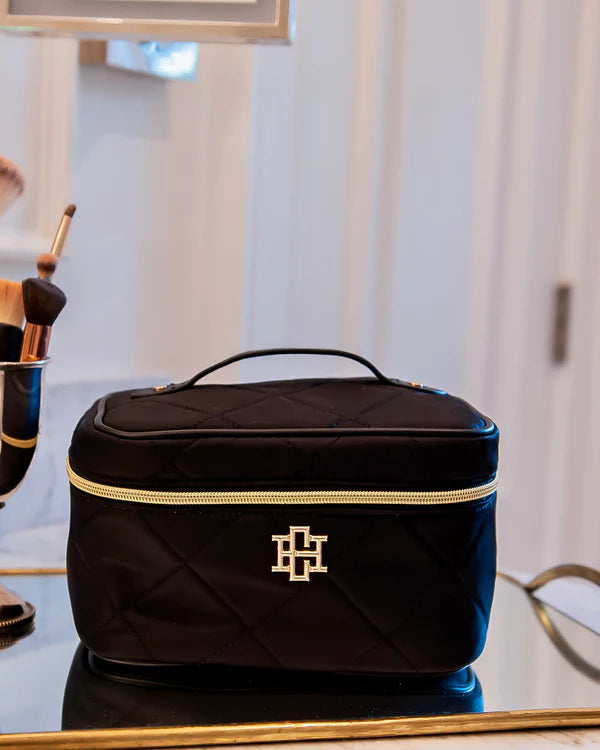 The Hampton Train Case/ Black Nylon
