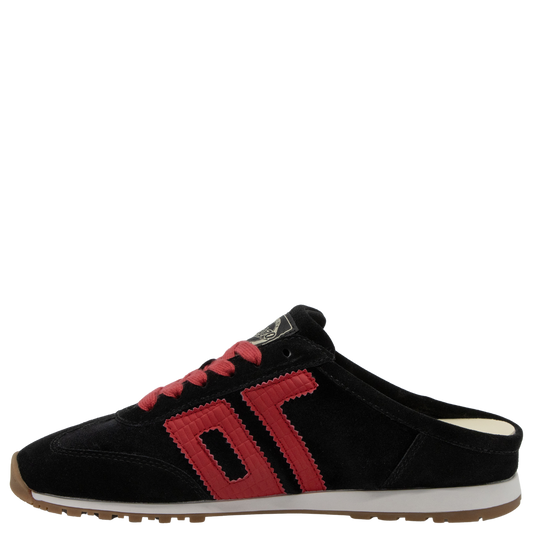 VENICE W26 in VELVET BLACK RED, left view