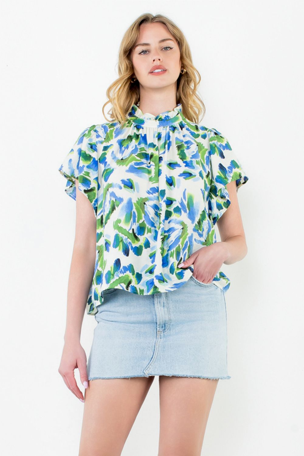 The Farley Flutter Top