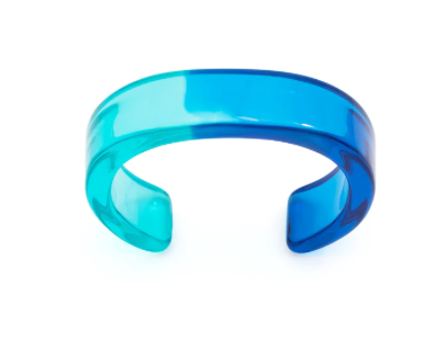 Ombre Lucite Cuff Bracelet