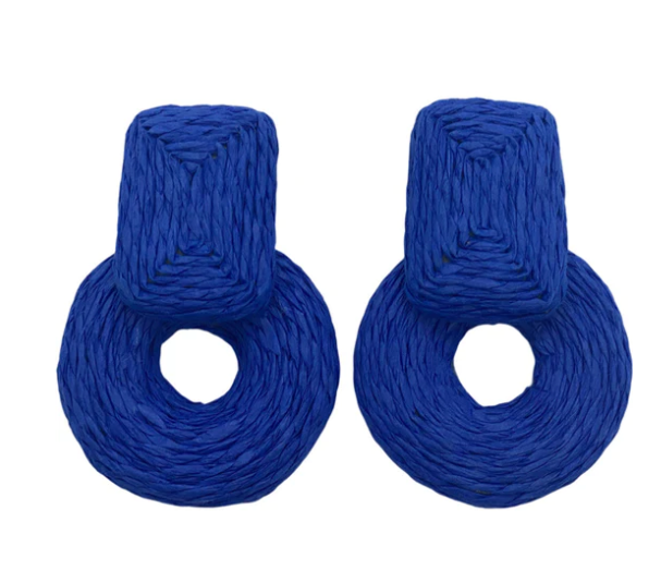 Raffia Stud Earring