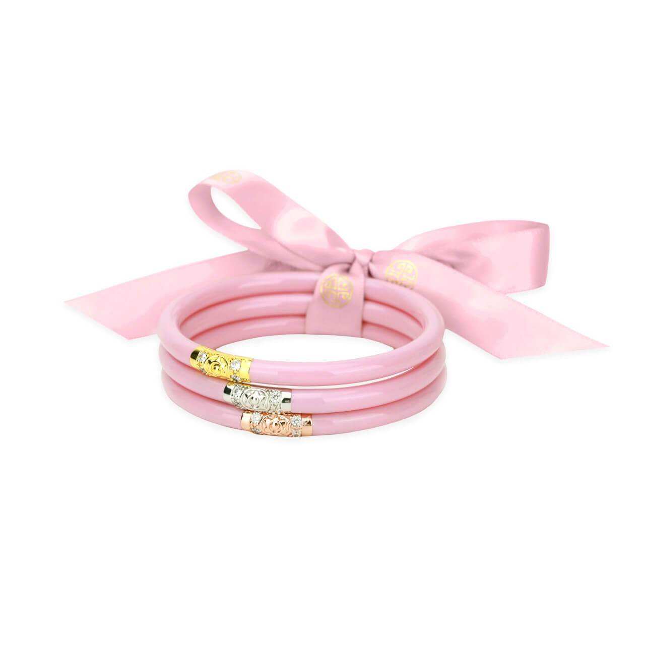 BuDhaGirl/Three Kings Bangles in Pink FINAL SALE