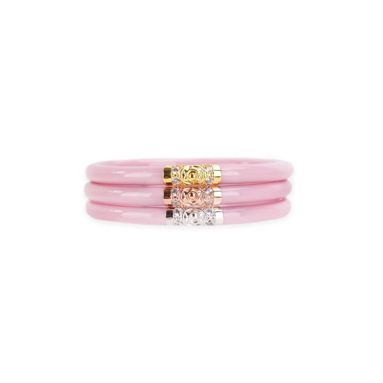 BuDhaGirl/Three Kings Bangles in Pink FINAL SALE