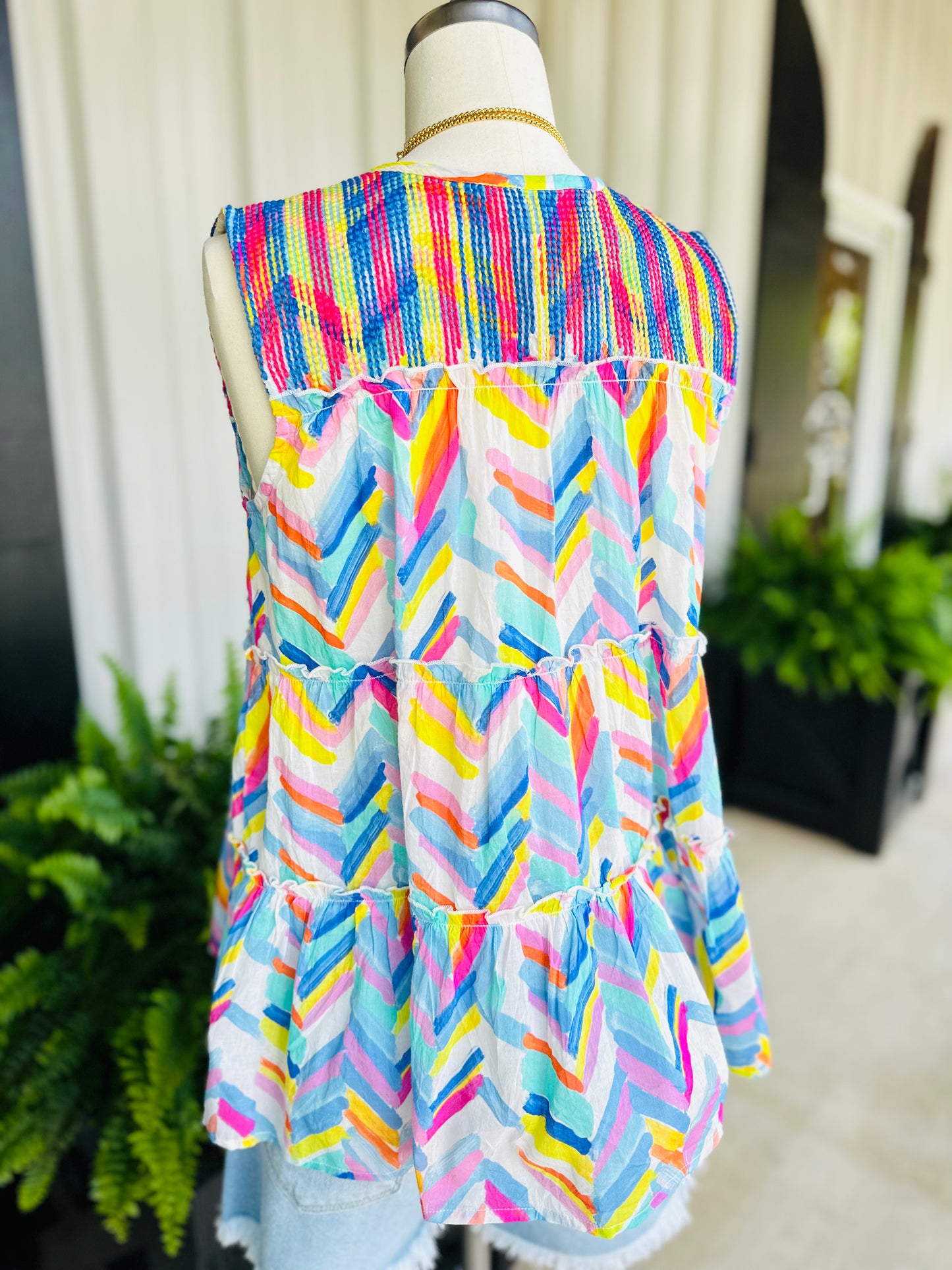 Ivy Jane/ Rain Stitched Top/FINAL SALE