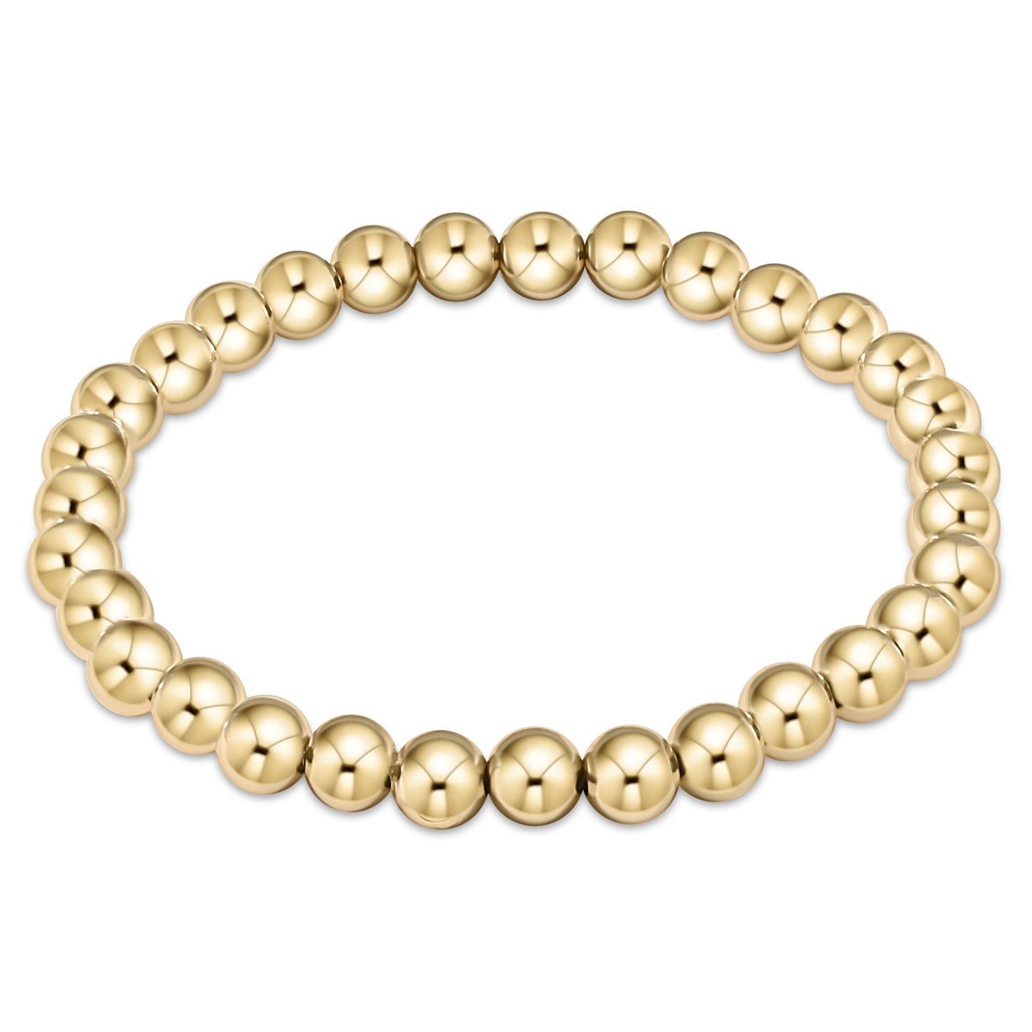 ENewton/ Extends/ Classic Gold 6mm Bead Bracelet