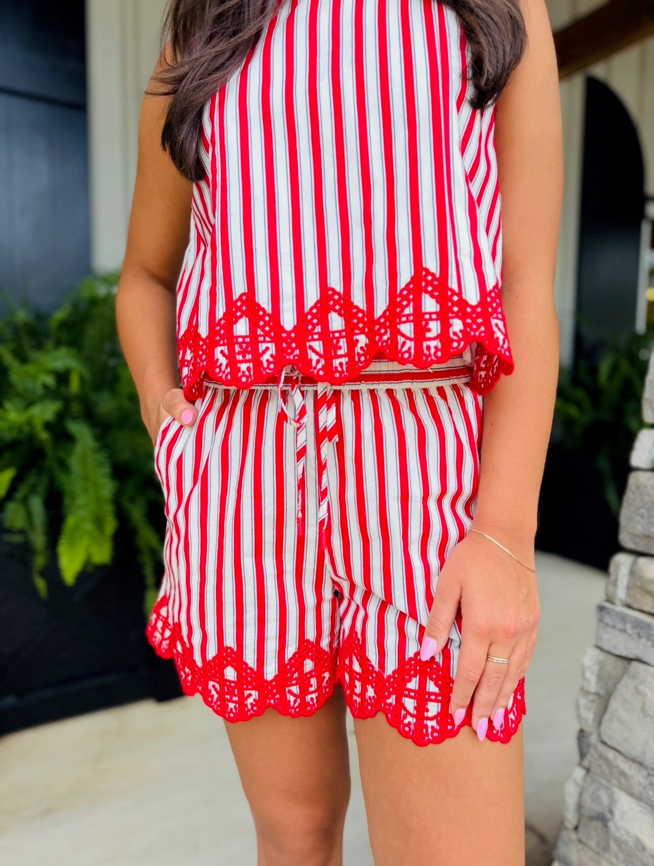 The Ellie Embroidered Shorts