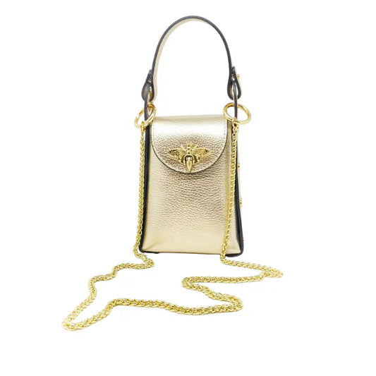 The Bailee Butterfly Clutch/ Gold