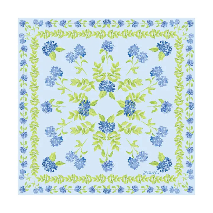The Blue Heirloom Hydrangea Scarf