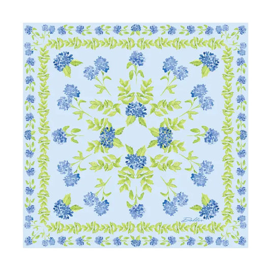 The Blue Heirloom Hydrangea Scarf