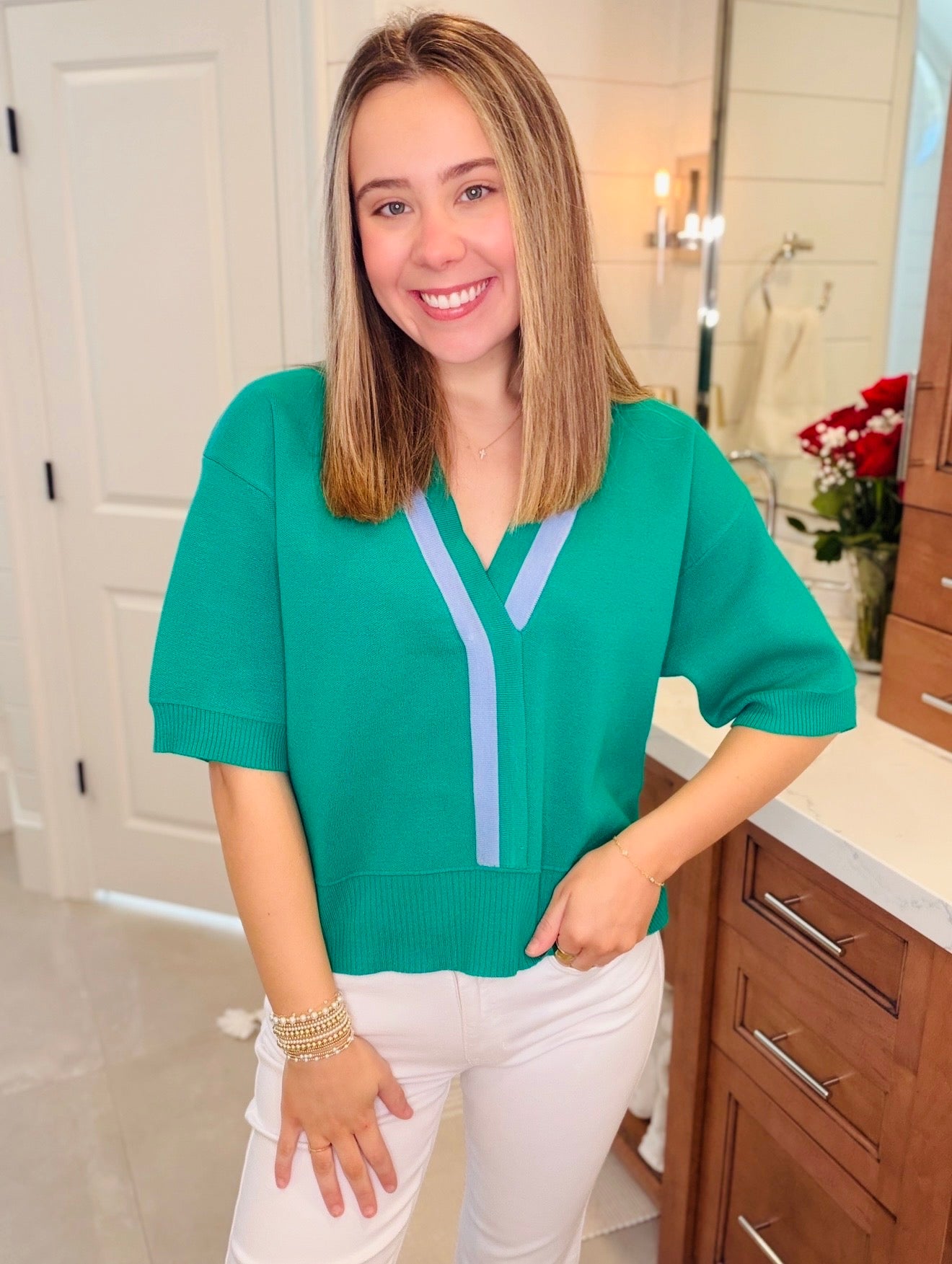 The Cecily Colorblock Sweater