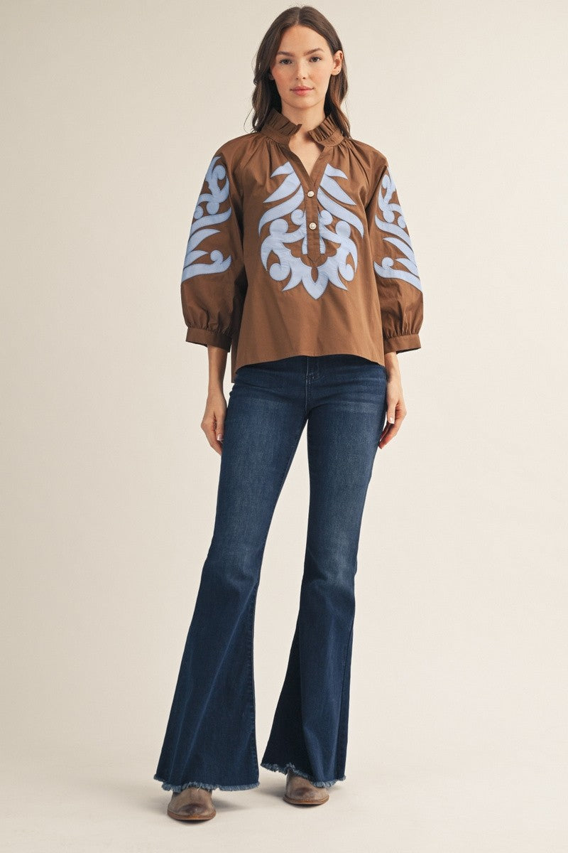 The Bimi Baroque Blouse