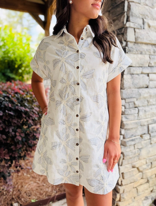 The Evie Embroidery Dress