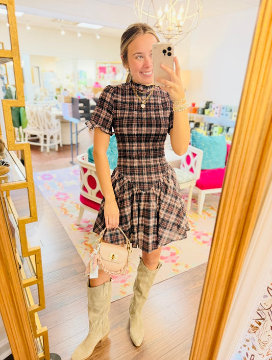 The Pippa Plaid Mini Dress