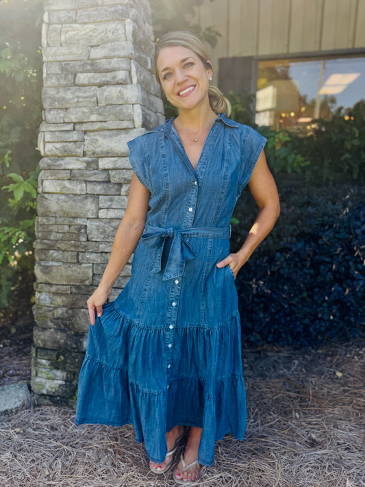 The Brooklynn Belted Dress