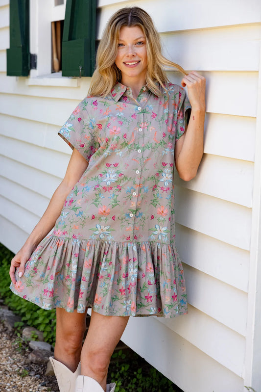 Double A/ The Jenny Dress/ Trellis