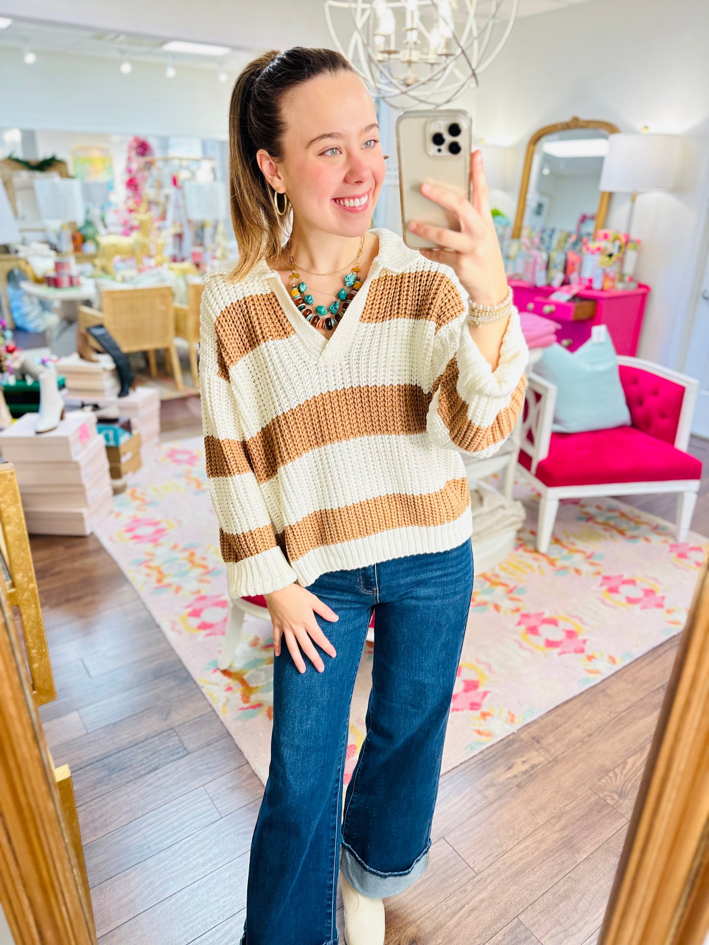 The Carla Crochet Sweater